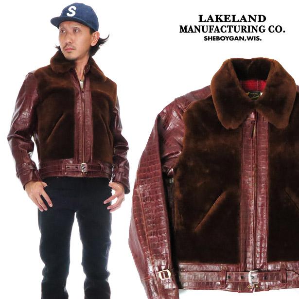 レイクランド LAKELAND MANUFAUTURING CO. LASKIN LAMB BEAR JACKET レザージャケット 熊ジャン ll80495