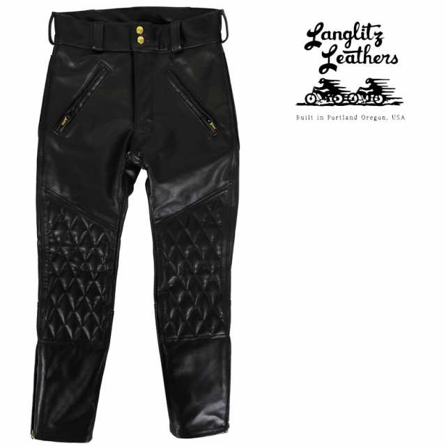 ラングリッツレザーズ Langlitz Leathers レザー パンツ Padded