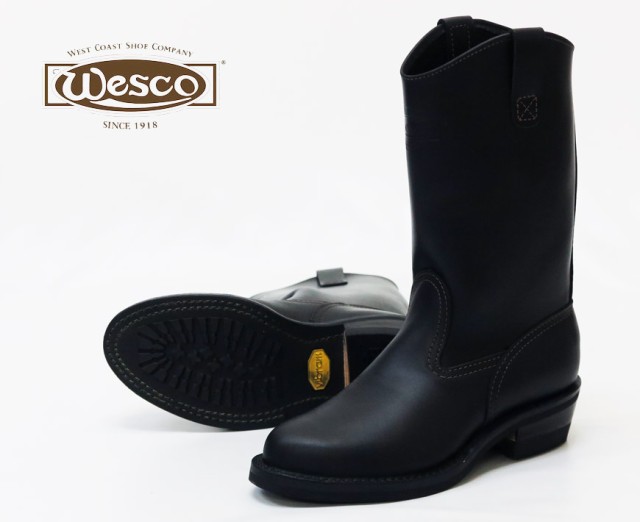 即納在庫 Wesco ウエスコ Morrison モリソン ブーツ 12inch ブラック タイ ドメイン レザー Vibram 430 の通販はau Pay マーケット アースマーケット