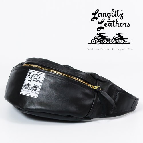 ラングリッツ・レザーズ Langlitz Leathers インサイド ポケット ウエスト バッグ Inside Pocket Waist Bag レザー ポーチ 革 バイク ip