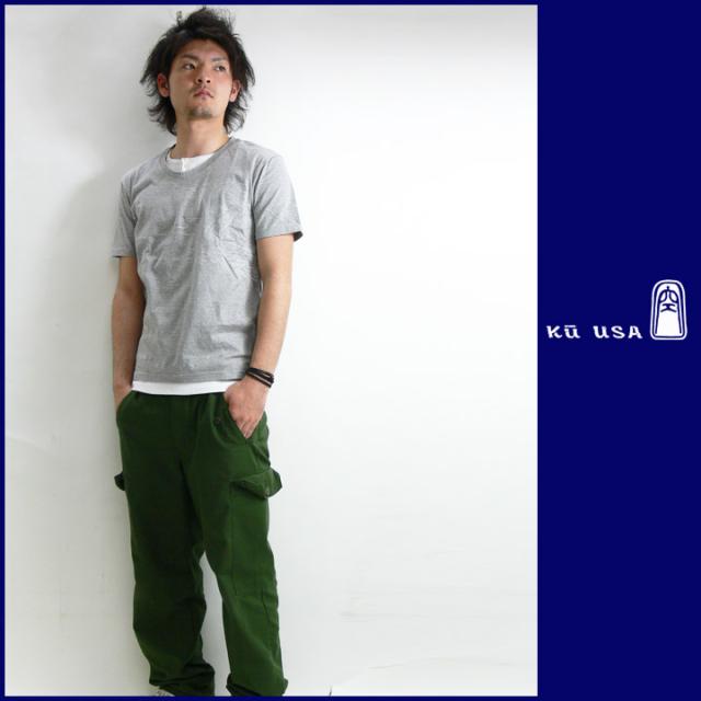 KU 空 クウタンクトップレイヤードTシャツ 龍