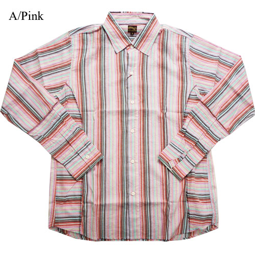 クレイトンカンパニー Creighton Company ストライプ 長袖シャツ