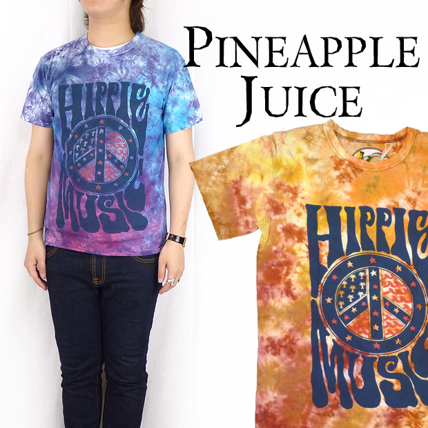 Pineapple Juice パイナップルジュース タイダイ 絞り染め Tシャツ