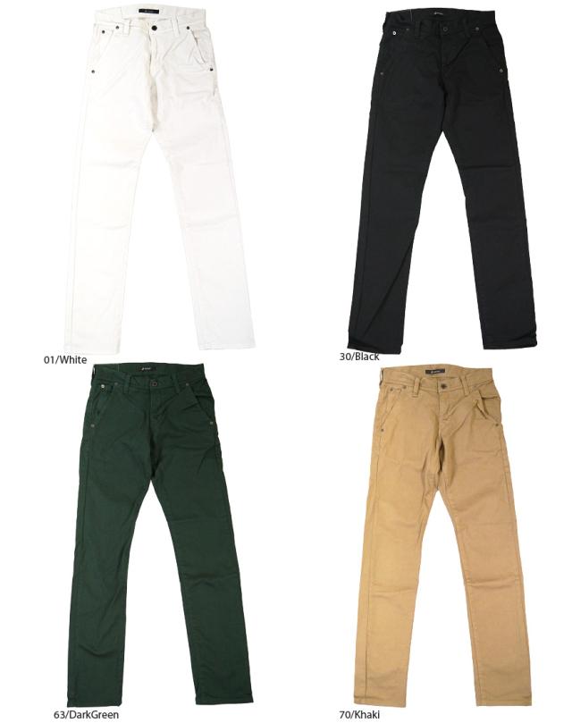 ジョンブル JOHNBULL パンツ ストレッチ 素材 スリム ジップ カラー 11929 ”jb11929”