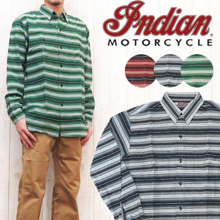 インディアンモーターサイクル Indian Motorcycle ドビーボーダーワークシャツ im23176