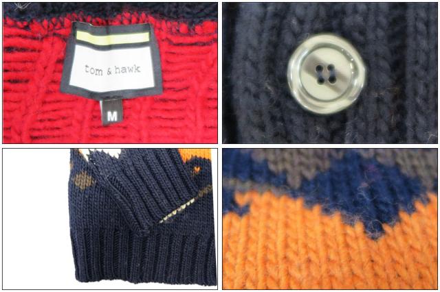 トム＆ホーク TOM&HAWK カーディガン セーター ネイティブ Butch Cassidy th39135