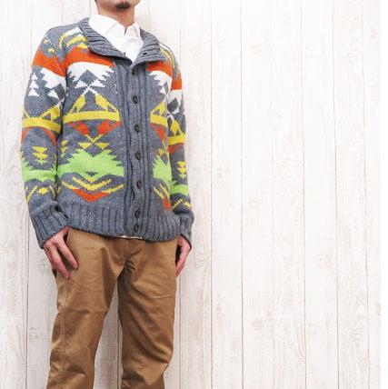 トム＆ホーク TOM&HAWK カーディガン セーター ネイティブ Butch Cassidy th39135