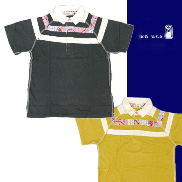 KU 空 オリエンタル柄 ラガーポロシャツ 518362の通販は 6,582円