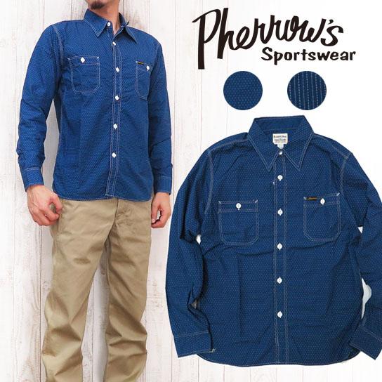 フェローズ Pherrow's 長袖 シャンブレー ワーク シャツ L S 720ws-w 13,376円