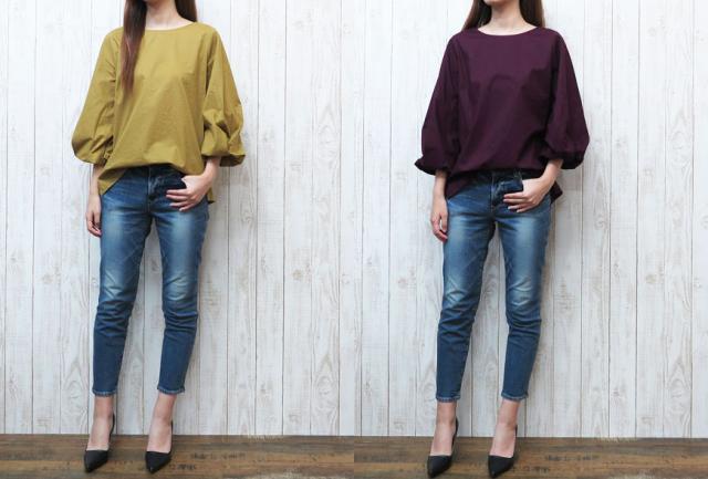 Allumer アリュメール レディース バルーン スリーブ ブラウス トップス カットソー 8154930 ”amr8154930”