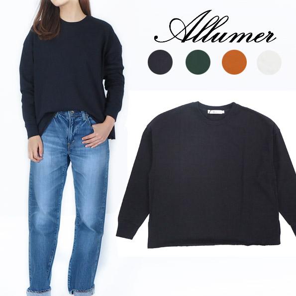 Allumer アリュメール ドロップショルダー ロングスリーブ Tシャツ 長袖 レディース amr8141132の通販は 6,679円