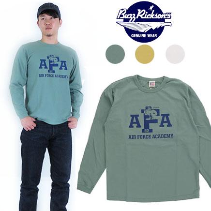 バズリクソンズ BUZZ RICKSON'S Tシャツ ピーナッツ スヌーピー ロングスリーブ プリント 長袖 AFA br67841