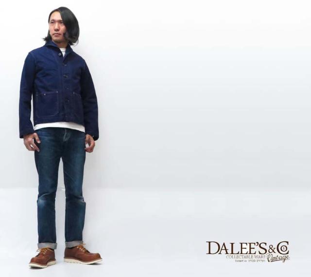 DALLES & CO ダリーズ＆コー U.S.NAVY カバーオール ジャケット デラックスウェア DELUXEWARE U.S.N.J.03