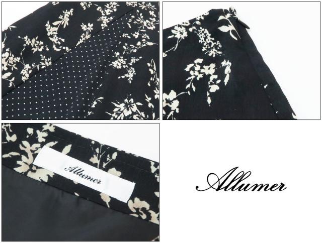 Allumer アリュメール フラワー ドット スカート レディース 8170205_2