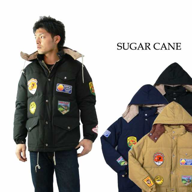 シュガーケーン SUGAR CANE フーデッドダウンジャケット