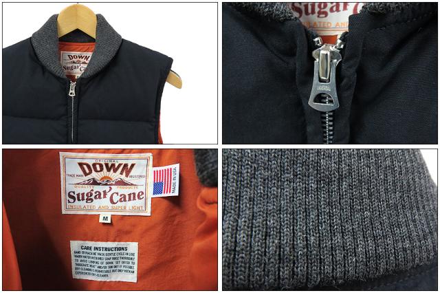 SUGAR CANE シュガーケーン COATED NYLON GOOSE DOWN VEST ダウンベスト ワークウエア sc14010_5