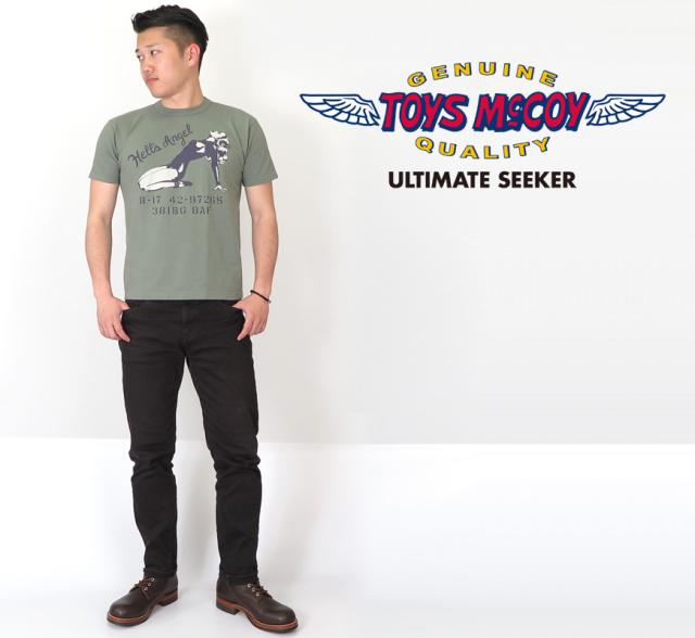 トイズマッコイ TOYS McCOY 半袖 Tシャツ プリント NOSE ART 「HELLS ANGEL」 ミリタリー  tmc1824 トイズマッコイ TOYS McCOY 半袖 Tシャツ プリント NOSE ART 「HELLS