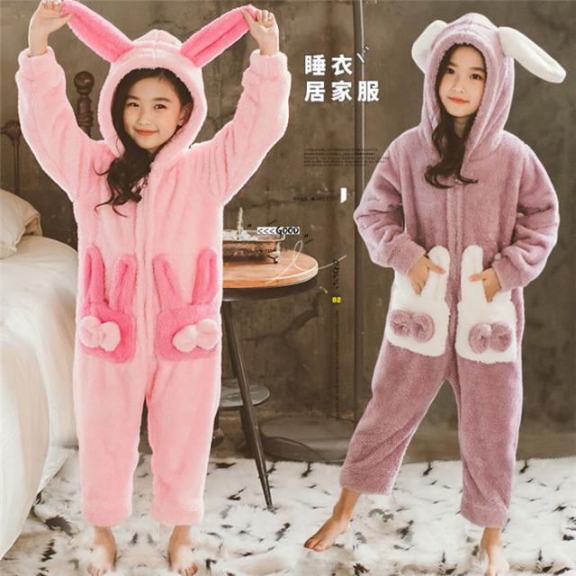 パジャマ 子供 女の子パジャマ 秋冬 パジャマ 長袖 セットアップ 2点セット 防寒 暖かい 無地 厚手 もこもこ ルームウェア 部屋着 可愛いの通販はau Pay マーケット Mirei