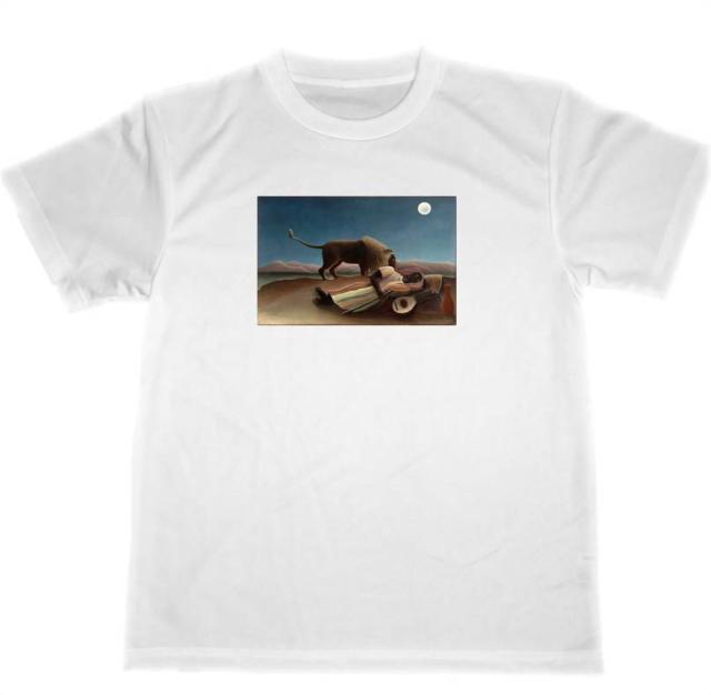 眠れるジプシー女 アンリ ルソー ドライ Tシャツ 名画 グッズの通販はau Pay マーケット Tuge9999