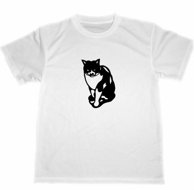 ブチネコ 切り絵 ドライ Tシャツ ネコ 猫 グッズの通販はau Pay マーケット Tuge9999