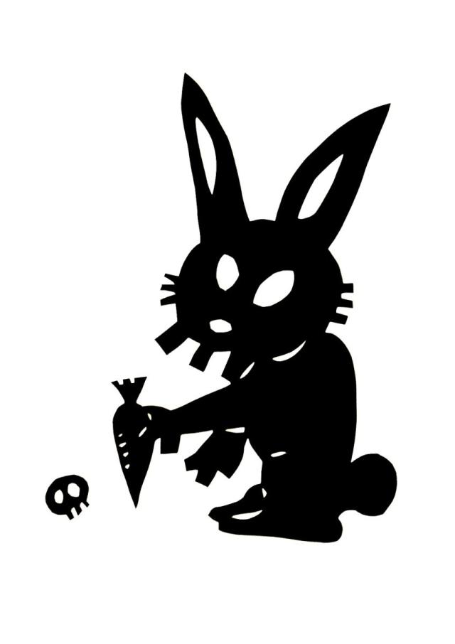 ドクロ ウサギ 切り絵 ドライ Tシャツ グッズ ロングtシャツ ロンtの通販はau Pay マーケット Tuge9999