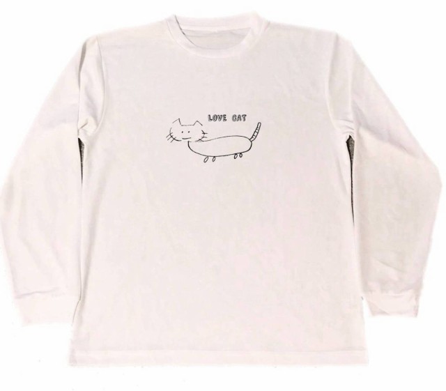 ネコ ドライ Tシャツ イラスト ゆるキャラ グッズ 猫 ロングtシャツ ロンtの通販はau Pay マーケット Tuge9999