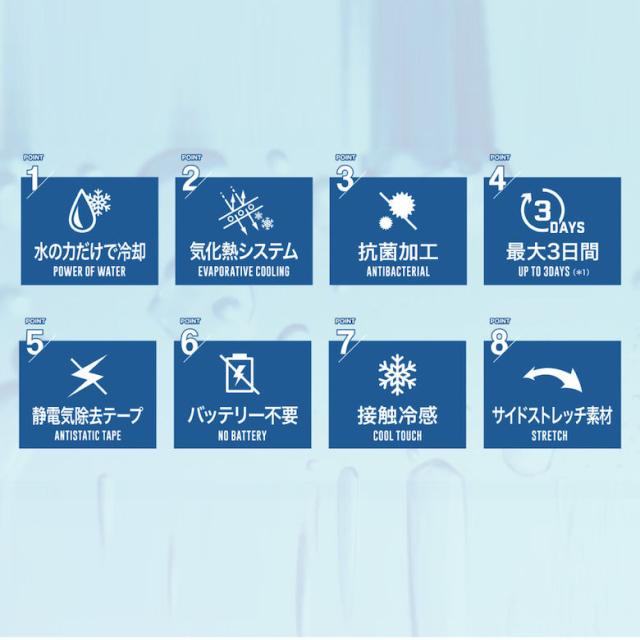 防災グッズ バッテリー不要 熱中症対策【水だけで冷却】水冷 ベスト [S M L] 水冷服 水冷式 接触冷感 空調ウェア 空調服 インナー 保冷剤不要 長時間 ファン付きウェア 冷却 ストレッチ素材 通気性 メッシュ 抗菌加工 夏バテ 対策 作業着 倉庫 工場 釣り アウトドア_1