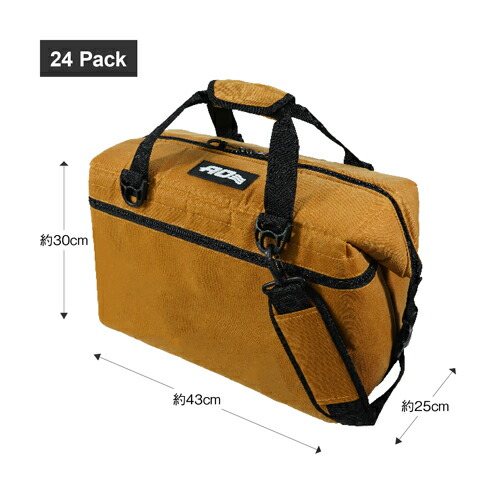 【気温49度でも氷なら24時間維持】約23L (ペットボトル(2L)×6本収納可能) ソフトクーラー 大容量 エーオークーラーズ AOクーラーズ 24パック ワックスドキャンバス 軽い 軽量 キャンプ 釣り ゴルフ 運動会 アウトドア クーラーバッグ 保冷バッグ レジャー 海水浴 農作業の通販は 【気温49度でも氷なら24時間維持】約23L (ペットボトル(2L)×6本収納可能) ソフトクーラー 大容量 エーオークーラーズ AOクーラーズ 24パック ワックスドキャンバス 軽い 軽量 キャンプ 釣り ゴルフ 運動会 アウトドア クーラーバッグ 保冷バッグ レジャー 海水浴 農作業の通販は