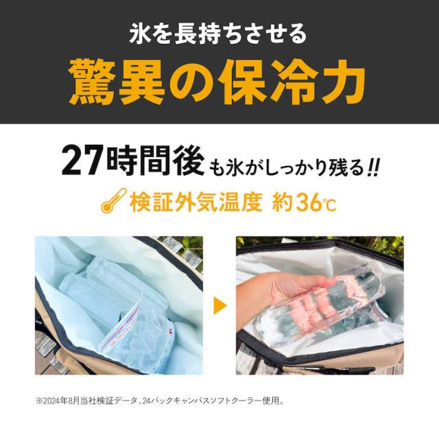 [三太郎の日P10倍！] 【圧倒的な保冷力】ソフトクーラー 11L アウトドア AOクーラーズ AO12 12パック キャンバス クーラーボックス クーラーバッグ 保冷バッグ 頑丈 軽量 海水浴 キャンプ ゴルフ レジャー 釣り フィッシング_3