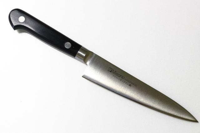 MISONO ミソノ #532 モブリテン鋼 ペティナイフ ツバ付き 刃渡り130mm MV鋼 フルーツナイフ 果物包丁 細工切り 飾り切りの通販は