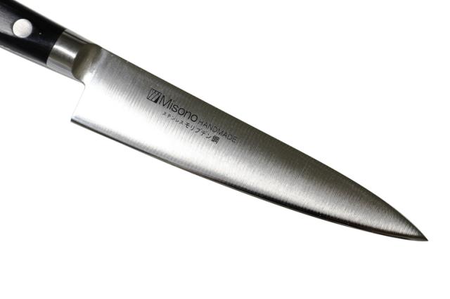 MISONO ミソノ #532 モブリテン鋼 ペティナイフ ツバ付き 刃渡り130mm MV鋼 フルーツナイフ 果物包丁 細工切り 飾り切りの通販は