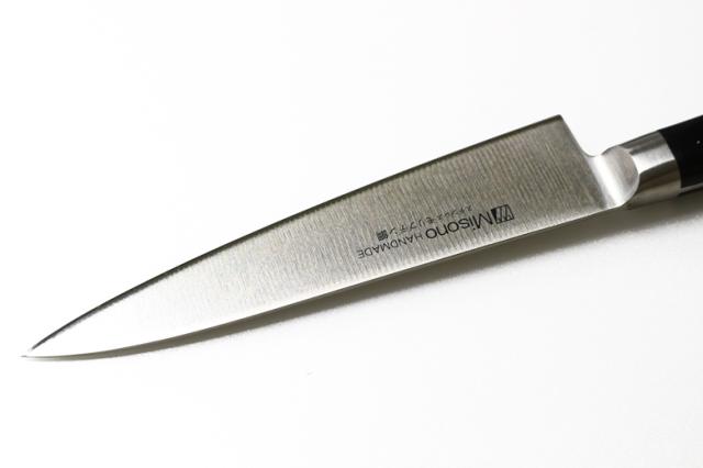 MISONO ミソノ #532 モブリテン鋼 ペティナイフ ツバ付き 刃渡り130mm MV鋼 フルーツナイフ 果物包丁 細工切り 飾り切りの通販は