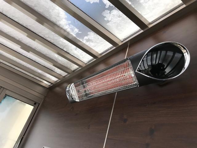 [三太郎の日P10倍！] クレスター Chrester HEAT-A-202B 業務用屋外防水ヒーター ペガサス 2000W 本体のみ ブラック 壁・天井設置モデル_17