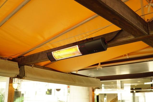 [三太郎の日P10倍！] クレスター Chrester HEAT-R-101BSH 家庭用屋外防水ヒーター ピクシーヒーター 1000W 本体+スタンド付オプション横向き取付用_7
