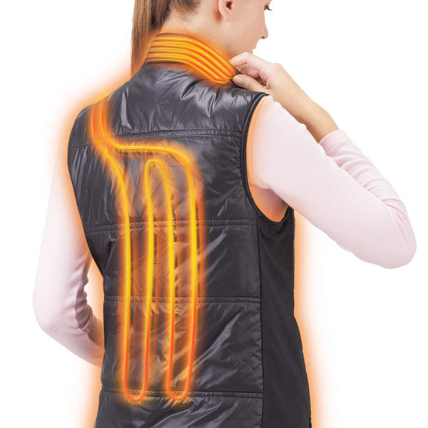 ぬくさに首ったけ SHV-02 ヒートベスト マイクロカーボンファイバーヒーター内蔵 くまがい電工 SUNART サンアート