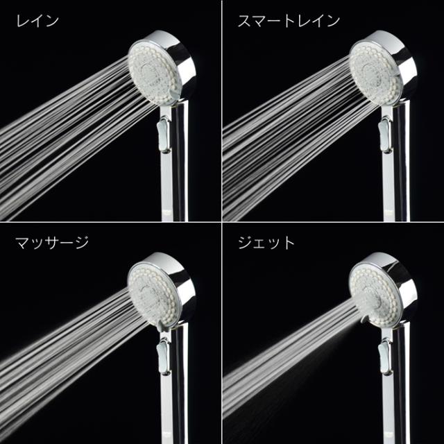 GAONA ガオナ ヤータモン・カーチス GA-FH027 グローエ・シャワーヘッドと4WAYホースのセット KAKUDAI カクダイの通販は