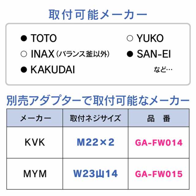 GAONA ガオナ これエエやん GA-FW013 掃除ノズルジョイントセット