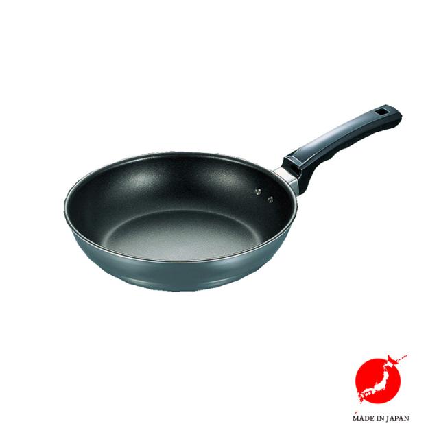 【◆P10倍】 フジノス フジIH フライパン DX 24cm 内面フッ素樹脂加工 高品質 日本製 国産 ガス200V IH 対応 高級 ステンレス