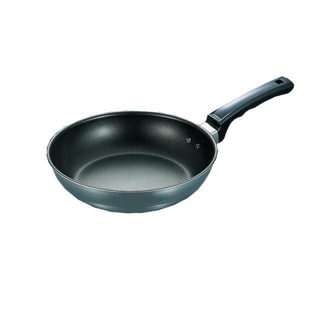 【◆P10倍】 フジノス フジIH フライパン DX 24cm 内面フッ素樹脂加工 高品質 日本製 国産 ガス200V IH 対応 高級 ステンレス_1