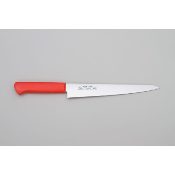 マサヒロ 14417 正広作 MV-P 筋引包丁 240mm 赤柄 牛刀シリーズ 7,816円