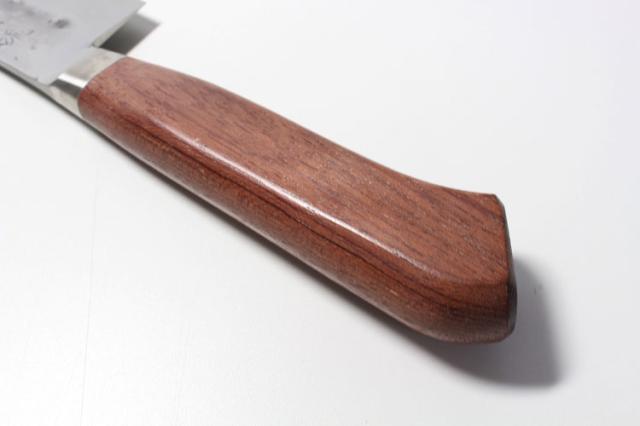 【◆P10倍】 翁流 三徳包丁 170mm 日本製 安来鋼 青紙 抗菌柄_5