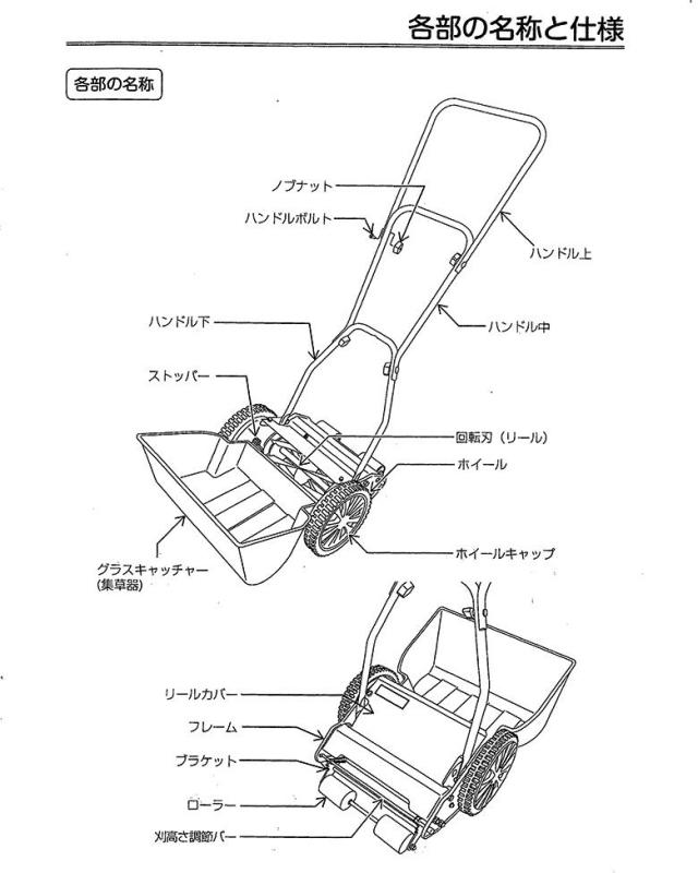 【◆P10倍】 キンボシ GFE-2500H ハッピーイーグルモアー 刈幅25cm 日本製 芝刈機お手入れ研磨セットGL-100付 手動芝刈機_6