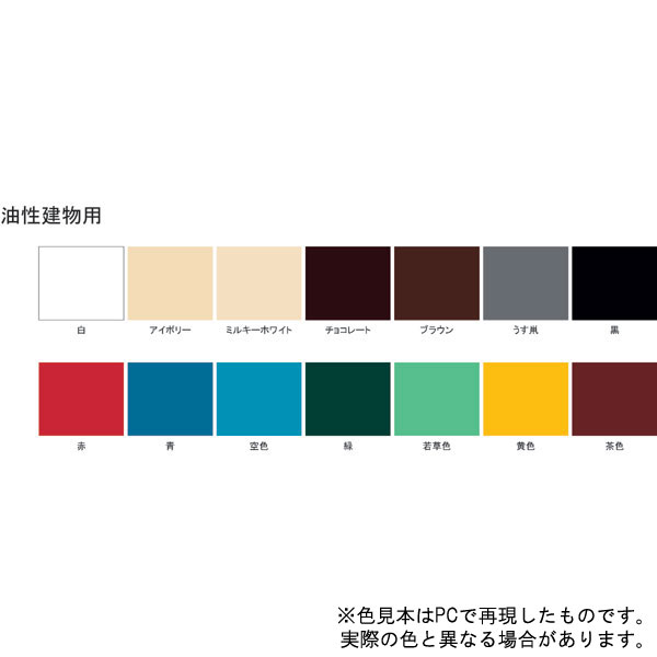 サンデーペイント 油性建物用 〈合成樹脂塗料〉 ブラウン 7L 油性多目的塗料(チクソタイプ)_1