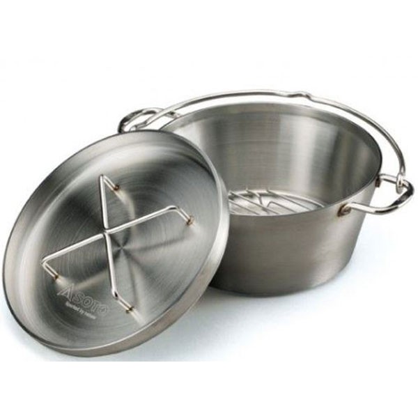 [三太郎の日P10倍！]【◆P5倍】 SOTO ソト 新富士バーナー ST-910 ステンレスダッチオーブン 5.2L 10インチ オーブン 鍋 調理器具 キッチン ステンレス 直火 アウトドア レジャー ソロキャンプ シアターキャンプ ふたり 釣り 登山