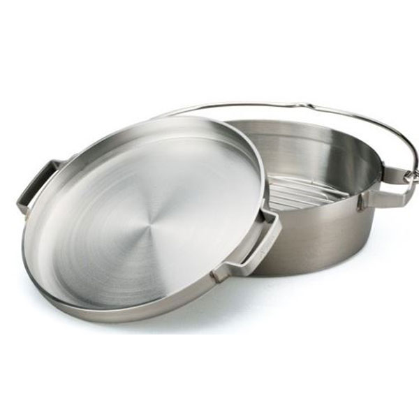 【◆P5倍】 SOTO ソト 新富士バーナー ST-910HF ステンレスダッチオーブン 3.5L 10インチハーフ オーブン 鍋 調理器具 キッチン ステンレス 直火 アウトドア レジャー ソロキャンプ シアターキャンプ 釣り 登山 バーベキュー