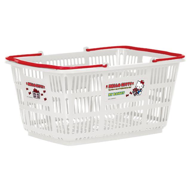 マイバスケット 買い物かご カゴ 日本製 キャラクター サンリオ ハロー