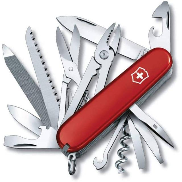 防災グッズ 日本正規品 Victorinox ビクトリノックス ハンディマン 91mm #1.3773保証書付き 工具箱 コンパクト ギア 防災用品 キーホルダー カギ 鍵 アウトドア 登山 キャンプ 釣り マルチツール