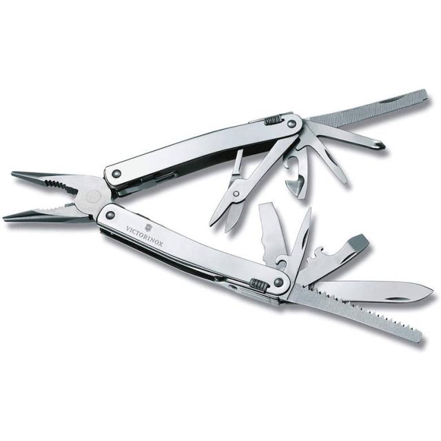 【◆P10倍】 防災グッズ 日本正規品 Victorinox ビクトリノックス スイスツール スピリット X プラス シルバー 3.0235.N保証書付き 工具箱 コンパクト ギア 防災用品 キーホルダー カギ 鍵 アウトドア 登山 キャンプ 釣り マルチツール_3