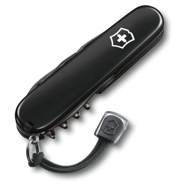 [三太郎の日P10倍！] 防災グッズ 日本正規品 Victorinox ビクトリノックス スパルタン オニキス 1.3603.31P 保証書付き 工具箱 コンパクト ギア 防災用品 キーホルダー カギ 鍵 アウトドア 登山 キャンプ 釣り マルチツール