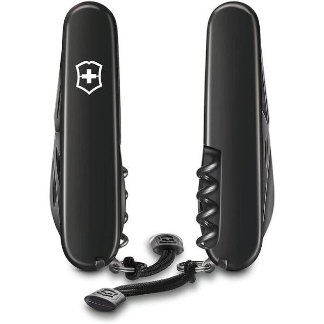 [三太郎の日P10倍！] 防災グッズ 日本正規品 Victorinox ビクトリノックス スパルタン オニキス 1.3603.31P 保証書付き 工具箱 コンパクト ギア 防災用品 キーホルダー カギ 鍵 アウトドア 登山 キャンプ 釣り マルチツール